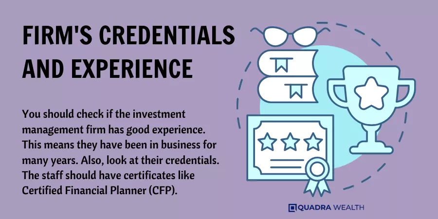 Firms Credentials and Experienc