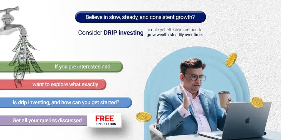 Steady investment growth by DRIP
