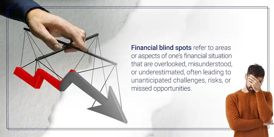 What are financial blind spots