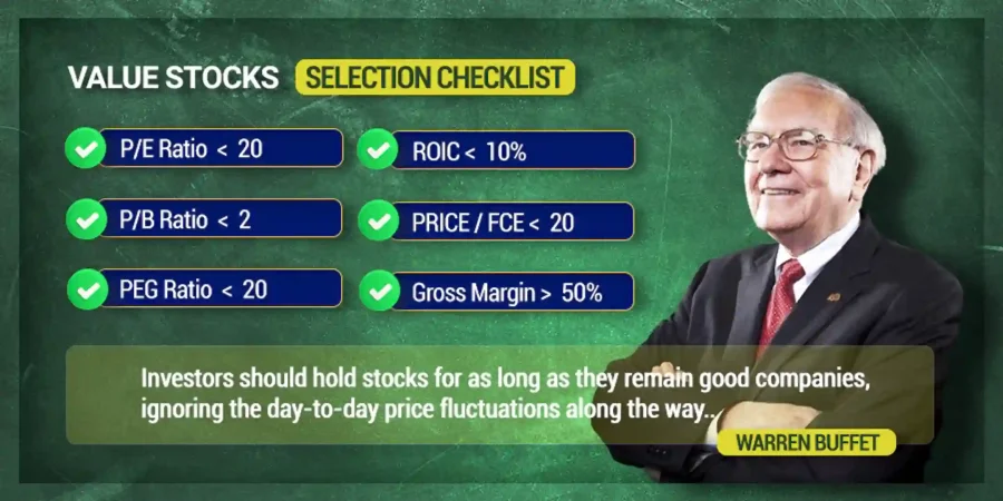 Value Stocks Checklist